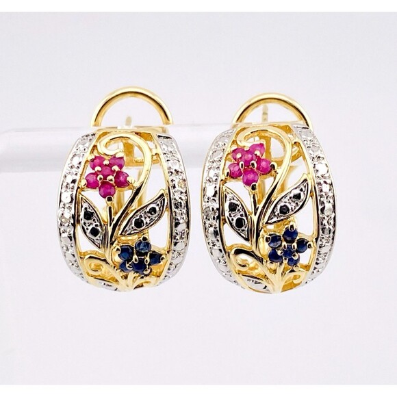 Ross Simmons Gold Vermeil Bracelet Earrings Ring Set Edwardian Inspired - Picture 10 of 16